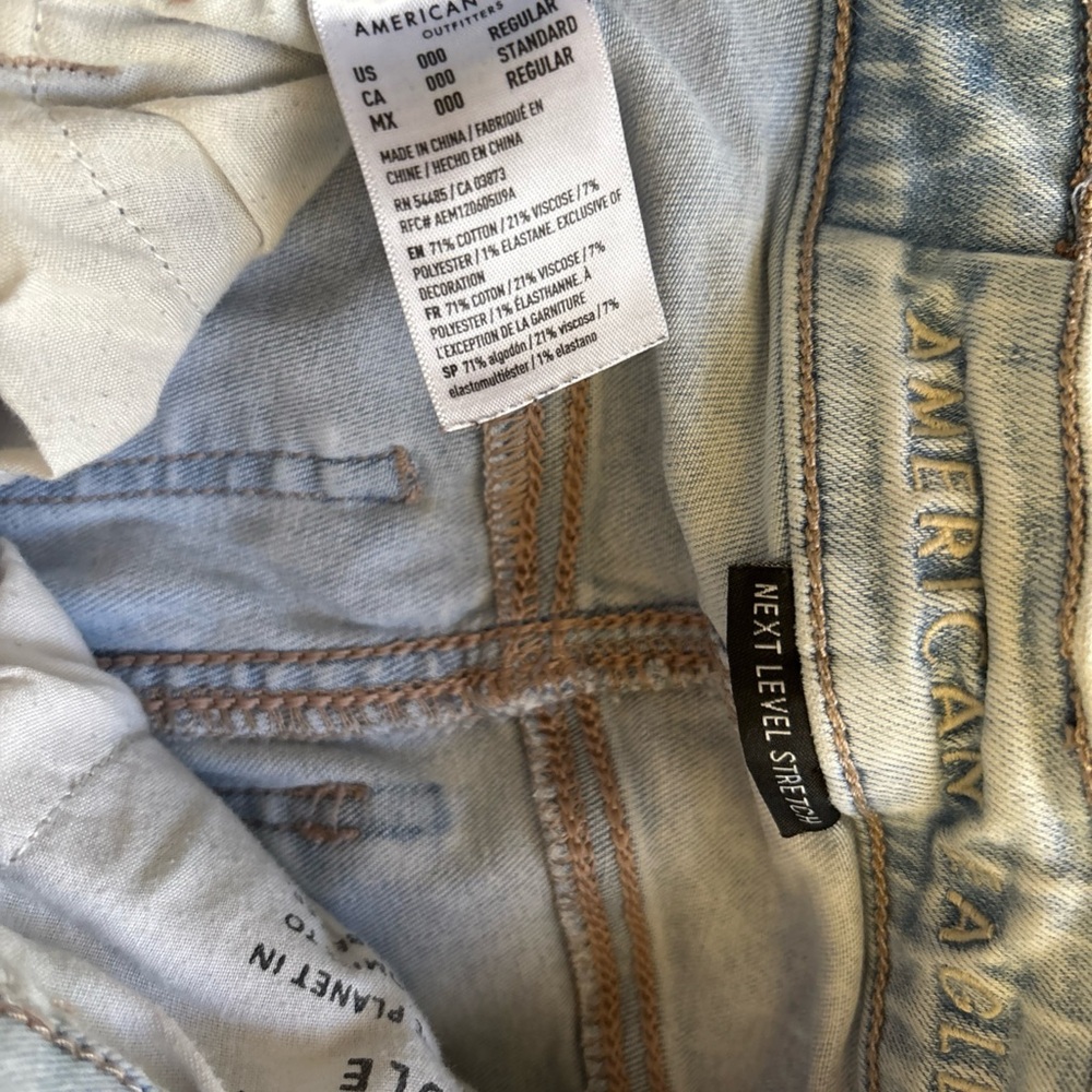 American Eagle high rise jeggings size 000